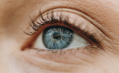 Close-up of a blue eye